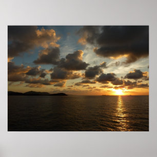 Soluppgång i St Thomas I Amerikanska Jungfruöarna Poster