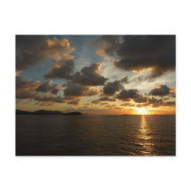 Soluppgång i St Thomas I Amerikanska Jungfruöarna