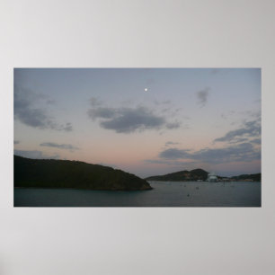 Soluppgång i St Thomas III Amerikanska Jungfruöarn Poster