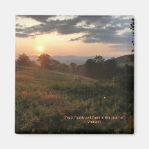 Soluppgång i Vermont Magnet