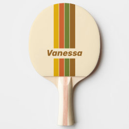 Soluppgång Klöver Spänne Randigt med Namn Pingisracket