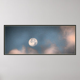 Soluppgång Måne Poster