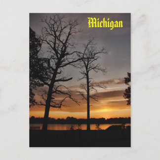 soluppgång, Michigan Vykort