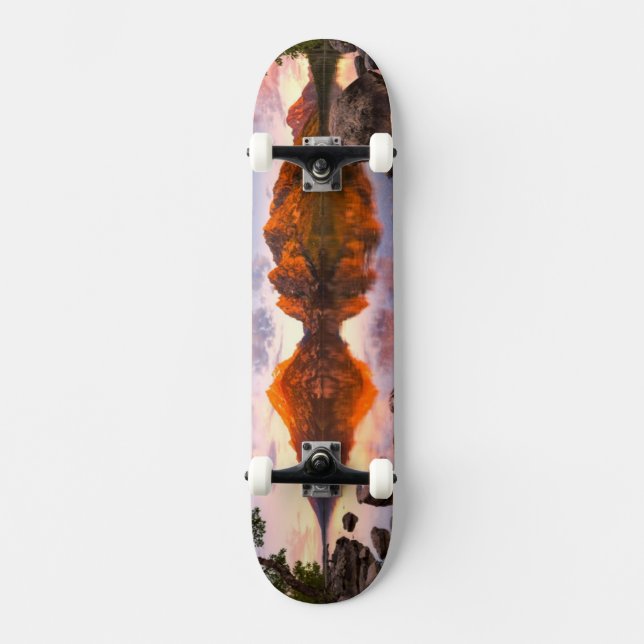 Soluppgång Mini Skateboard Bräda 18,5 Cm (Framsida)