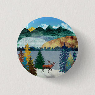 Soluppgång Moose Knapp