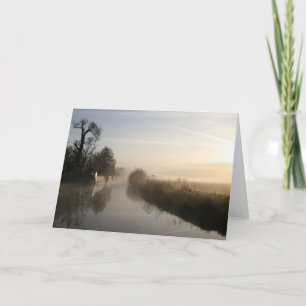 Soluppgång Notecard för PeacefulnessLlangollen Kort
