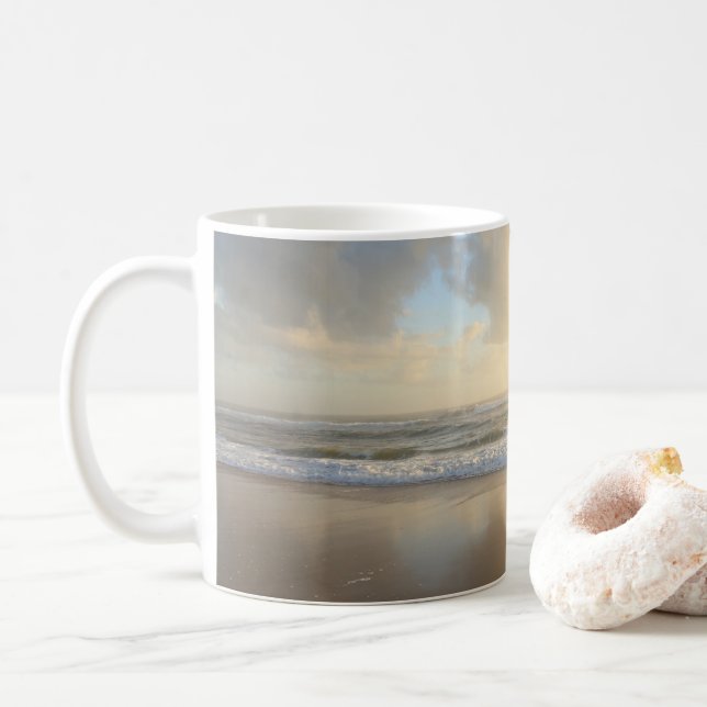 Soluppgång Ocean Beach  Kaffemugg (Med munk)