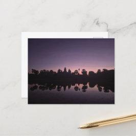 Soluppgång över Angkor Wat Kambodja Vykort