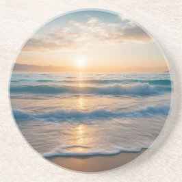 Soluppgång över Beach Sandstone-Underlägg Underlägg