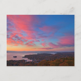 Soluppgång över Camden, Maine Vykort