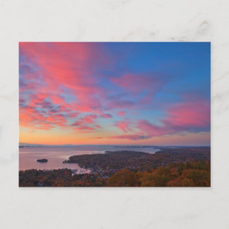 Soluppgång över Camden, Maine Vykort