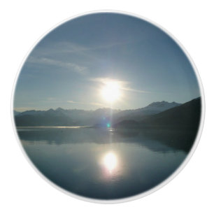 Soluppgång över College Fjord Alaska Fotography Knopp