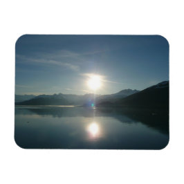 Soluppgång över College Fjord Alaska Fotography Magnet