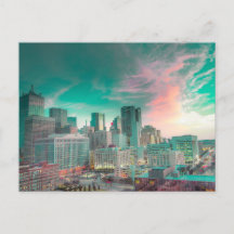 Soluppgång över Dallas, Texas