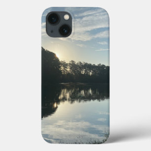 Soluppgång över Georgien Sjö Iphone case
