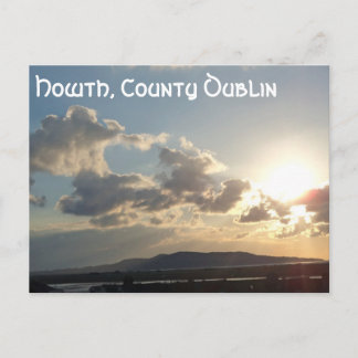 Soluppgång över Howth-vykort Vykort