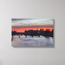 Soluppgång över Ile de la Cite och Notre Dame - Pa