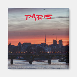Soluppgång över Ile de la Cite och Notre Dame - Pa Magnet