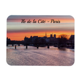 Soluppgång över Ile de la Cite och Notre Dame - Pa Magnet