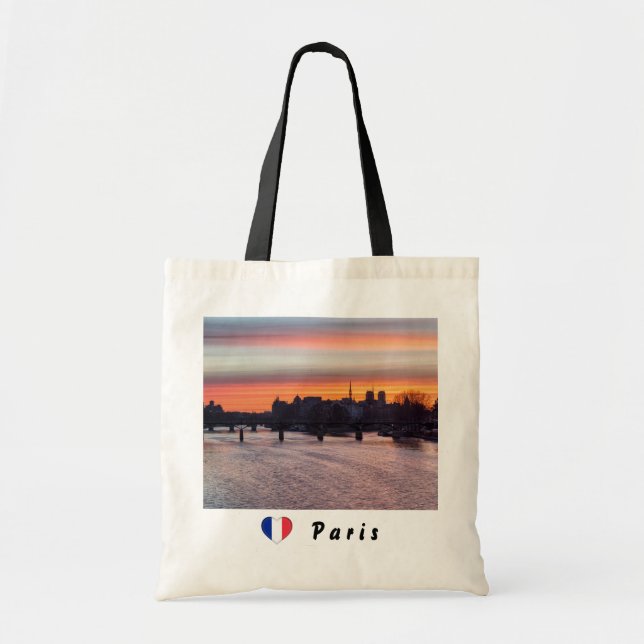 Soluppgång över Ile de la Cite och Notre Dame - Pa Tygkasse (Framsidan)
