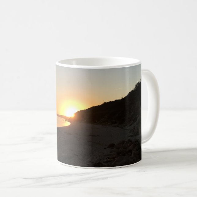 Soluppgång över Long Island Sound Kaffemugg (Framsida höger)