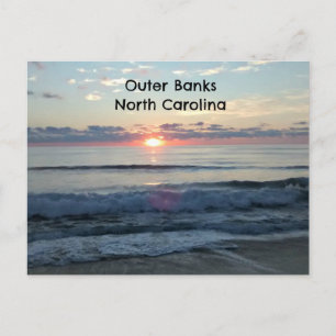 Soluppgång över North Carolina yttre Banker Vykort
