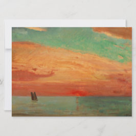 Soluppgång över Östran (Asiatisk konst) (Takeji) Kort