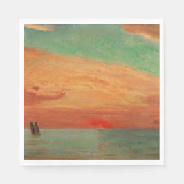 Soluppgång över Östran (Asiatisk konst) (Takeji) Pappersservett