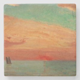 Soluppgång över Östran (Asiatisk konst) (Takeji) Stenunderlägg