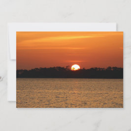 Soluppgång över Perdido Bay Anteckningskort