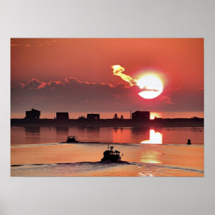 Soluppgång över Plymouth MORSA Poster