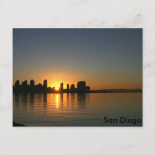 Soluppgång över San Diego Vykort