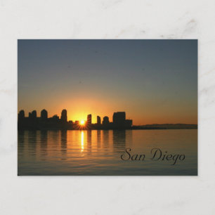 Soluppgång över San Diego Vykort