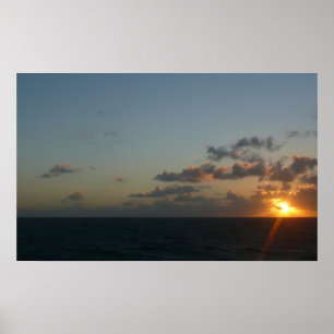 Soluppgång över San Juan I Puerto Rico Poster
