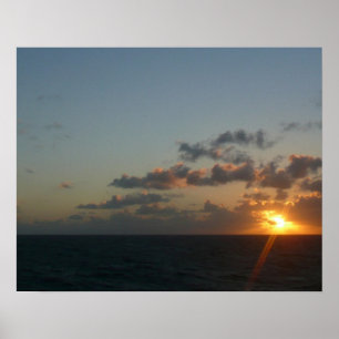 Soluppgång över San Juan I Puerto Rico Poster