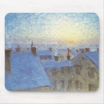 Soluppgång över taket (av Eugène Jansson)