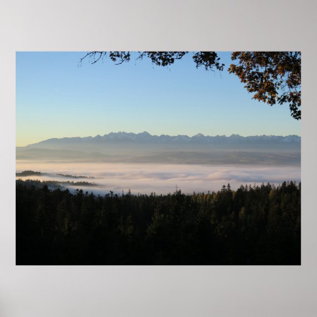 Soluppgång över Tatras Poster (Framsidan)