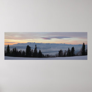 Soluppgång över Tatras Poster