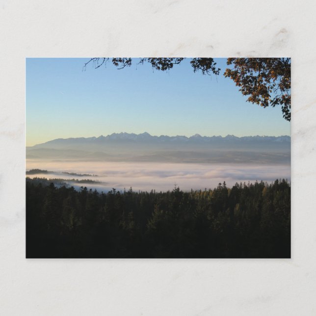 Soluppgång över Tatras Vykort (Framsida)