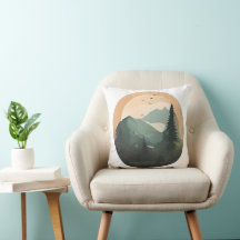 Soluppgång över toppar: en tranquil Mountain Scene