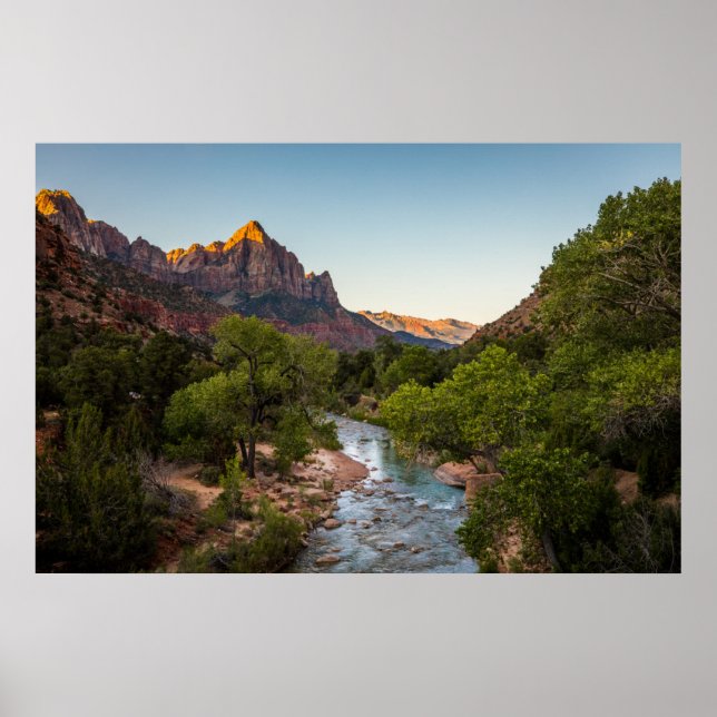 Soluppgång över Watchman Poster (Framsidan)