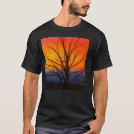 Soluppgång över Yellowstone nationalparkdesign T Shirt