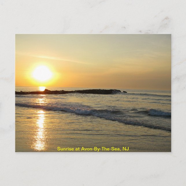 Soluppgång på Atlanten Vykort (Framsida)