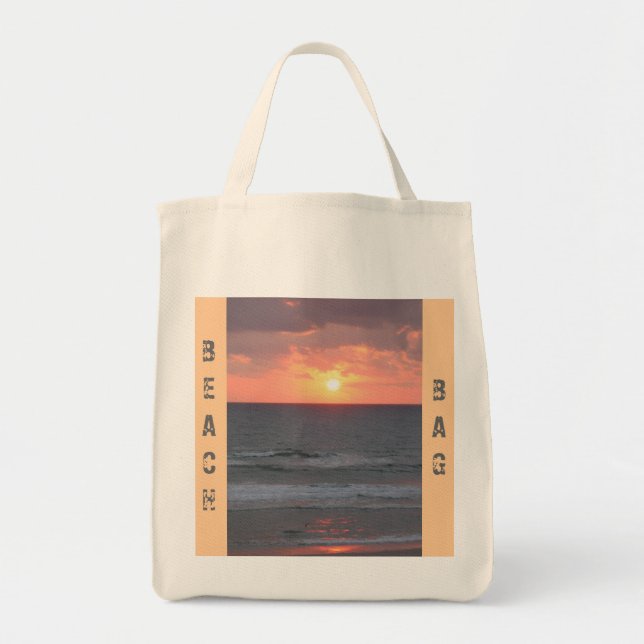 Soluppgång på Beach BAG Tygkasse (Framsidan)