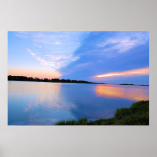 Soluppgång på Chincoteague Poster