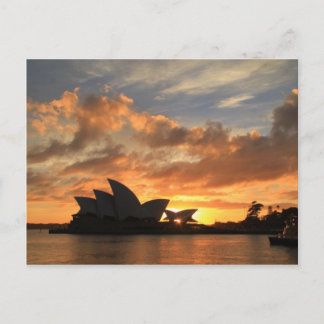 Soluppgång på det Sydney operahuset Vykort
