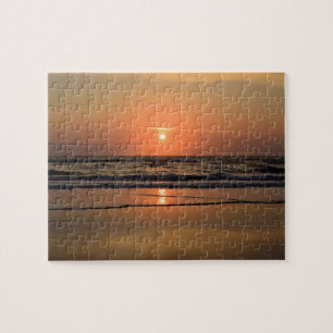 Soluppgång på kakaoband, Florida - 8x10 Pussel