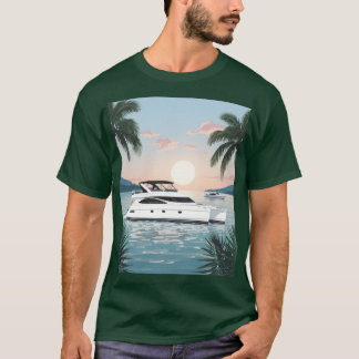 Soluppgång på katamaran t shirt