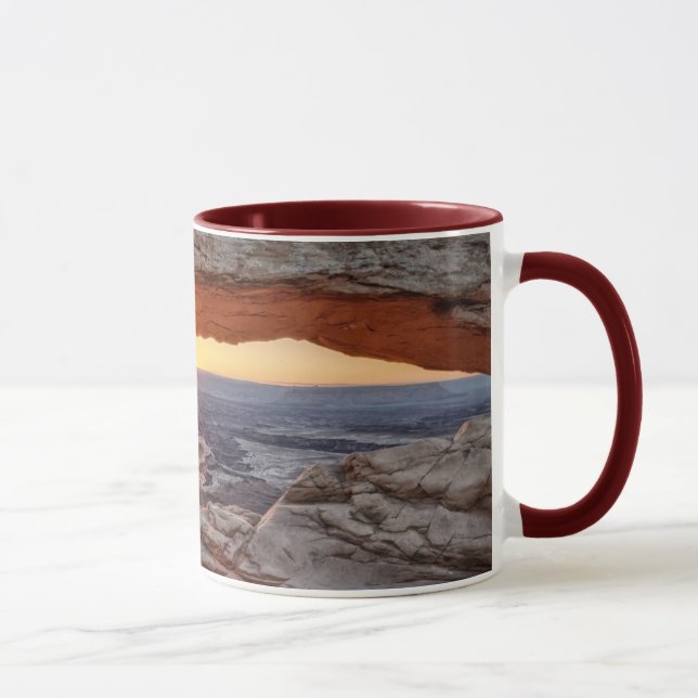 Soluppgång på Mesa-bågen, Canyonlands nationalpark Mugg (Höger)