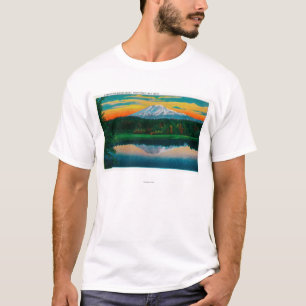 Soluppgång på monteringen Adams från forell sj Tee Shirt